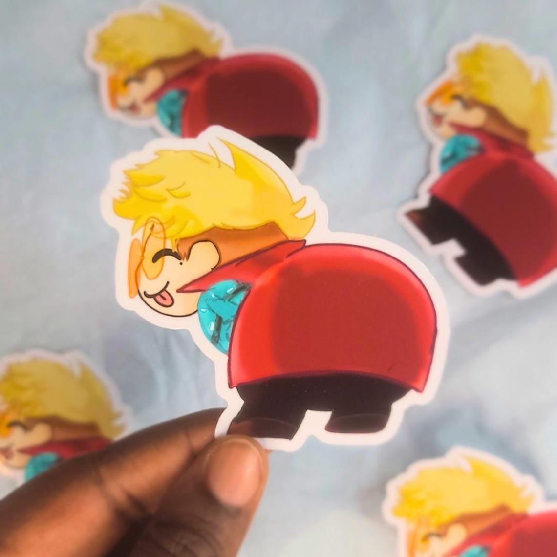 Sticker Tuerkcing Vash Twerking Chibi Sticker | Trigun Meme Anime Vinyl | Funny Space ...