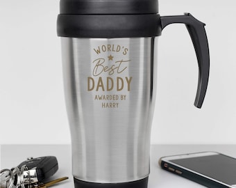 Personalized 'World's Best' Travel Mug | Birthday Gift