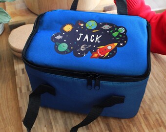 Personalised Space Blue Lunch Bag | Back to School Gifts