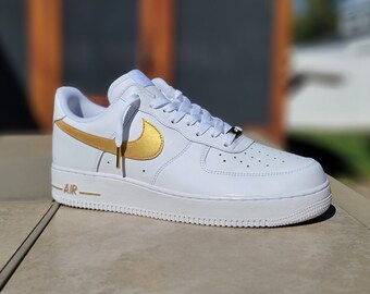 Custom Air Force Gold Custom Shoes Custom Air Force One Custom Shoes  Custom Air Forces Custom Airforce Men Women Custom Sneaker AF1