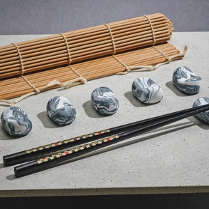 Chopstick holder handmade, Hashioki Sushi Set, Chopstick rest, Chopstick rest, Unique