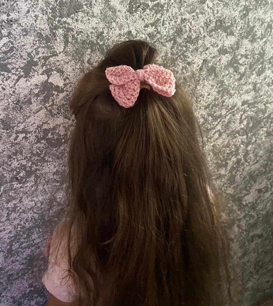 Set di Fiocchi per Capelli in Tulle - Rosa all'ingrosso per il tuo negozio