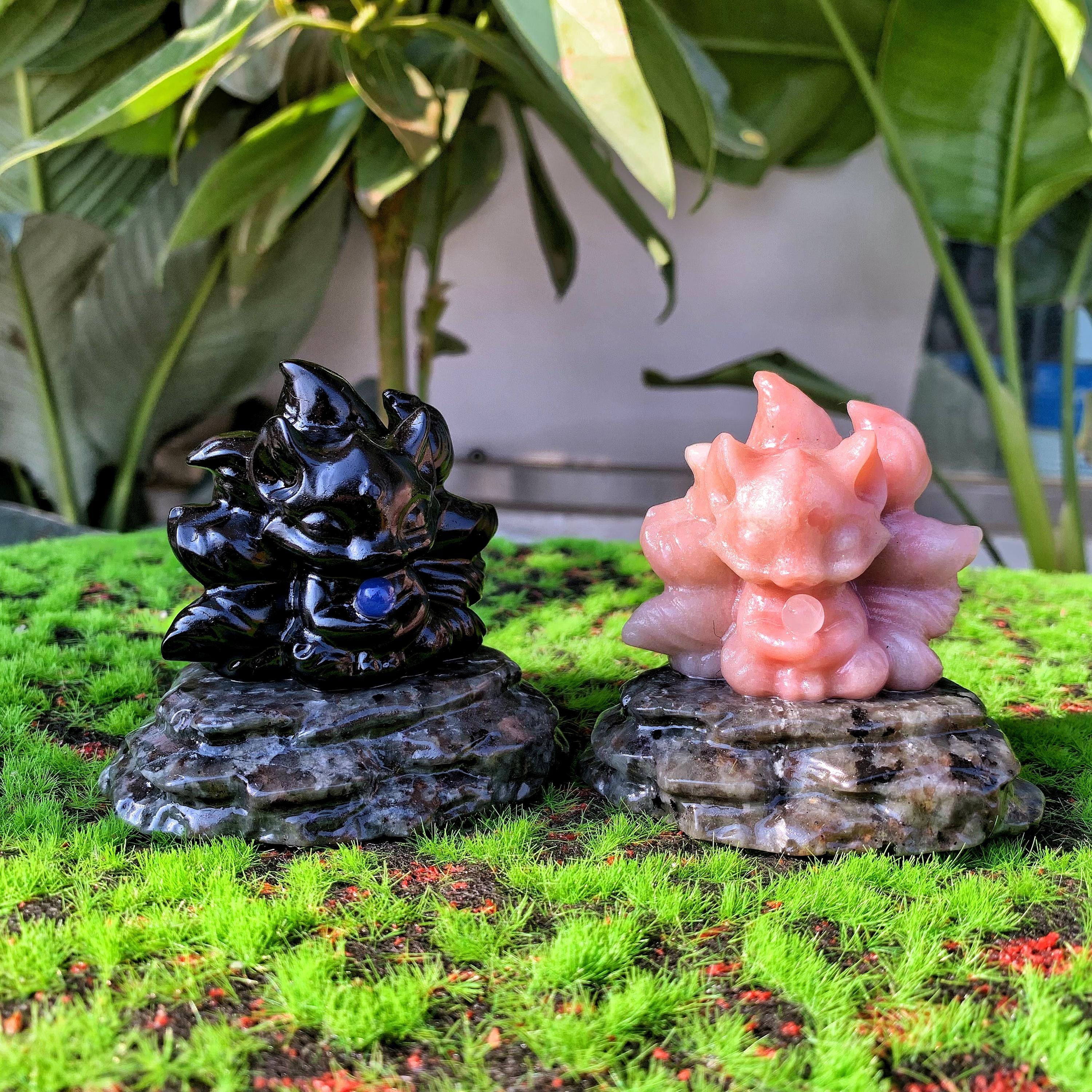 2.9“ Natural Pink Opal Nine-tailed Fox,quartz Fox,crystal Fox