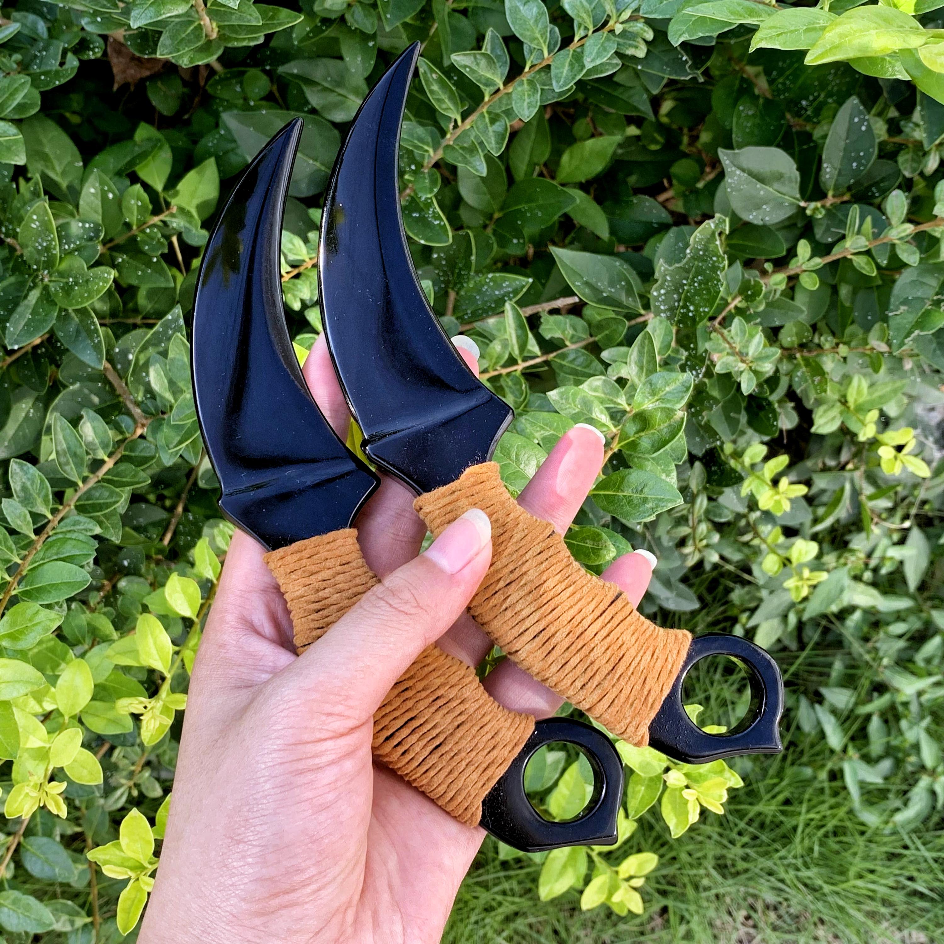 Obsidian Crystal Knife, 7.8