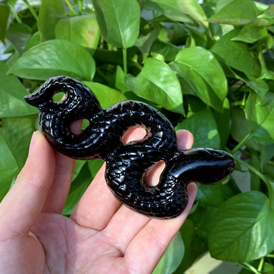 Olivenorma Natural Gemstone Metal Snake Feather Style Crystal Wands main image 0