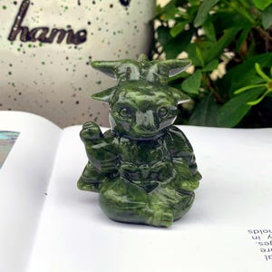 2.4“ Natural Green Jade Sheep,Quartz Sheep,Crystal Goat,Crystal Animal,Home Decor,Mineral Specimen,Crystal Chakra,Crystal Heal,Crystal Gifts