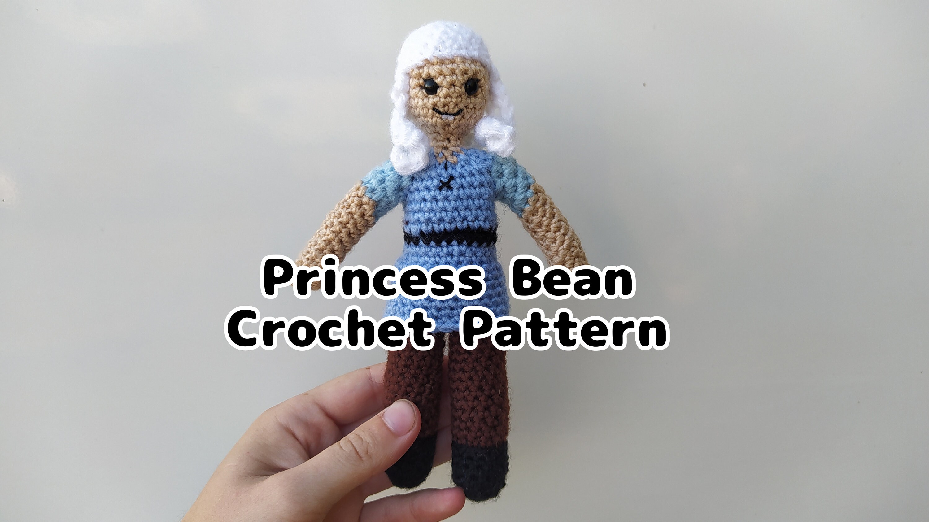 Princess Bean Crochet Pattern Disenchantment Etsy