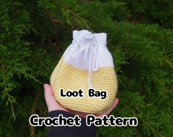 Crocheted Loot Bag Pattern