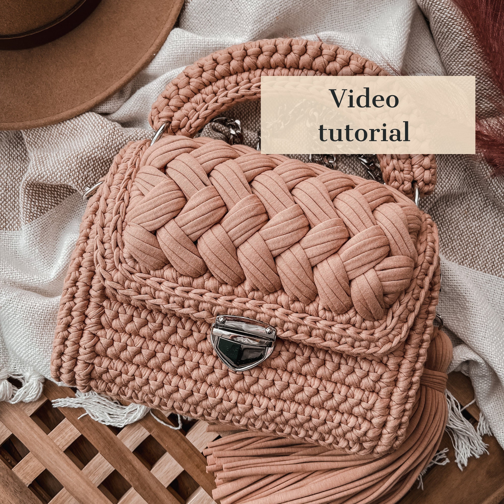 Women Crochet T-shirt Yarn Handbag, Knit Combed Bag, Large Crochet Yarn Bag,  Tote Bag, Crocheted Women Tote Purse, Chunky Crochet Handbag -  Norway