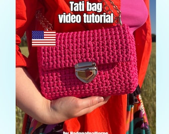 Crochet Small Bag Pattern: Classy Mini Clutch, DIY Project with Video Tutorial