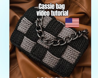 Crochet Bag Video Tutorial: DIY T-Shirt Yarn Clutch, Selfmade Handmade Project