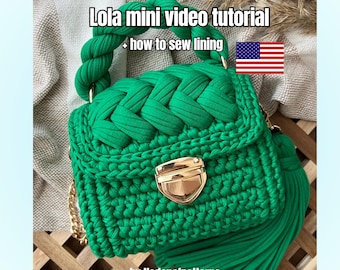 Crochet bag pattern, step by step video tutorial, diy crafts and projects, handmade accessories, marshmallow bag, puff stitch instructions,