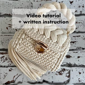 Häkeltasche Muster, Schritt für Schritt Video-Tutorial, Basteln und Projekte, handgemachte Accessoires, Marshmallow Tasche, Puffstich Anleitung,