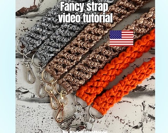 Crochet Bag Strap Video Tutorial: DIY Fashion Accessories, Easy Project for Beginners