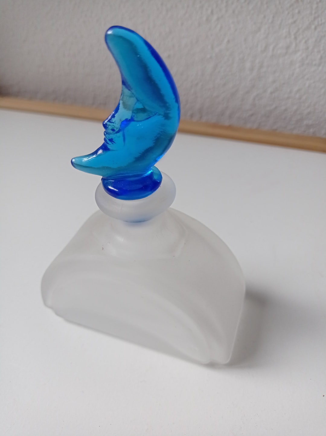 Antique Toilet Water Satin Glass Bottle Embossed Foil Paper Label