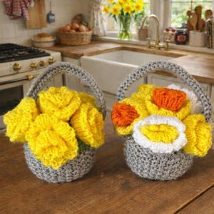 Handmade Daffodil Flower Basket Chocolate Orange cover