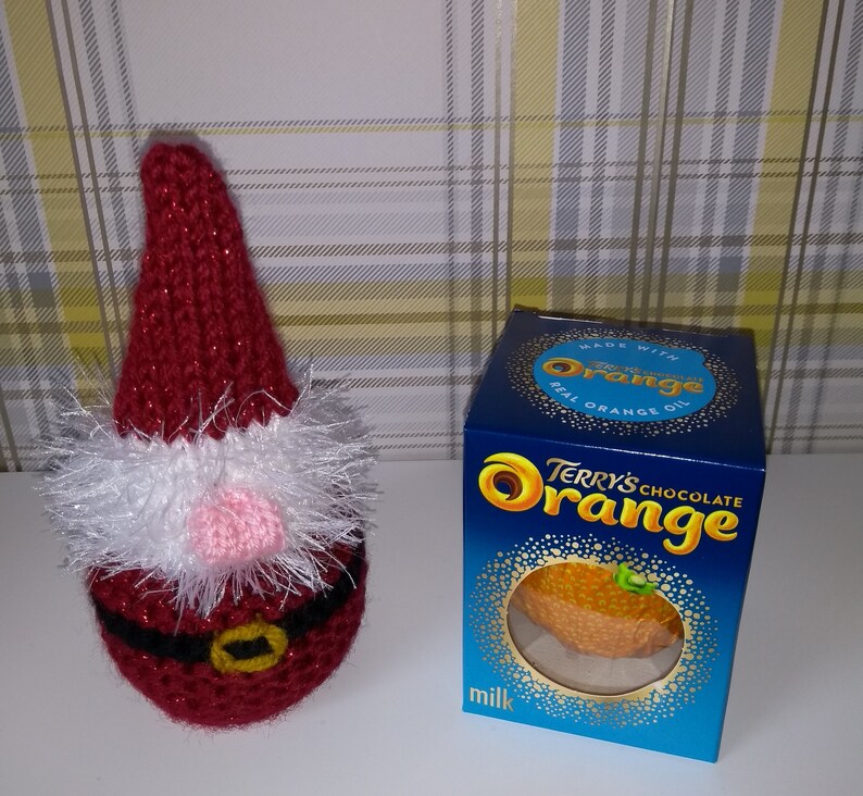 Handmade Santa Gonk Chocolate Orange Cover Etsy UK