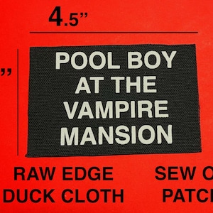 Pool Boy at the Vampire Mansion MCR Patch