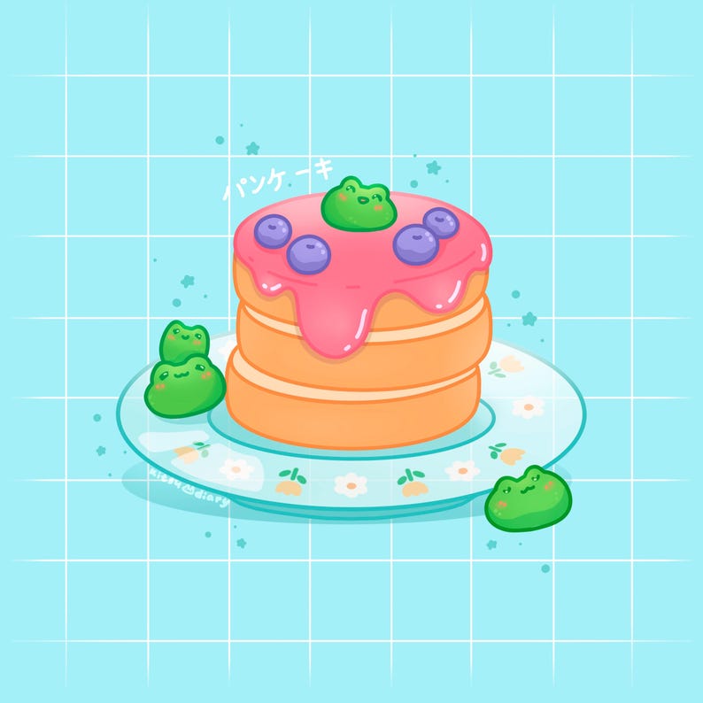 Procreate Stamps Kawaii, Anime Brushes Procreate, Kawaii Procreate Brushes, Procreate Food Stamp, Cute Stamp Brushes, Procreate Frogs Stamps image 8