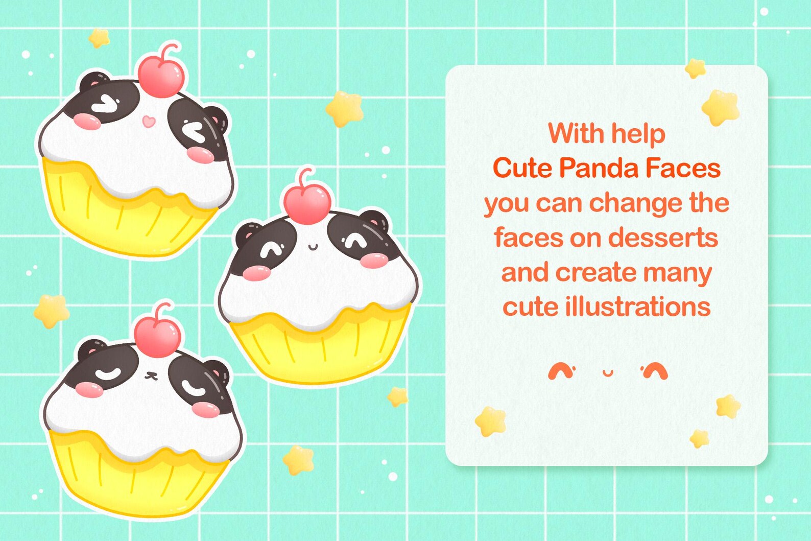 Kawaii Procreate Stamps, Cute Procreate Brushes, Anime Procreate Stamps ...