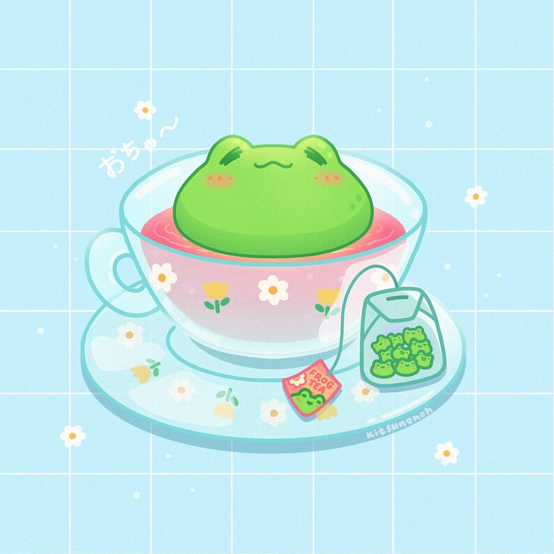 Procreate Stamps Kawaii, Anime Brushes Procreate, Kawaii Procreate Brushes, Procreate Food Stamp, Cute Stamp Brushes, Procreate Frogs Stamps image 7