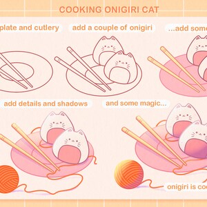 Anime Procreate Stamps, Kawaii Procreate Brushes, Anime Food Stamps ...
