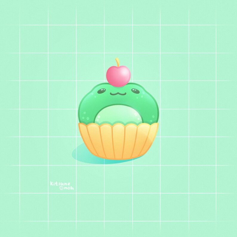Kawaii Food Brushes, Procreate Food Stamps, Procreate Frog Brushes ...