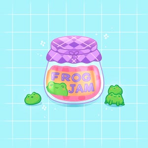 Procreate Stamps Kawaii, Anime Brushes Procreate, Kawaii Procreate Brushes, Procreate Food Stamp, Cute Stamp Brushes, Procreate Frogs Stamps image 9
