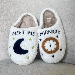 Taylor Meet Me At Midnight Boucle Slippers