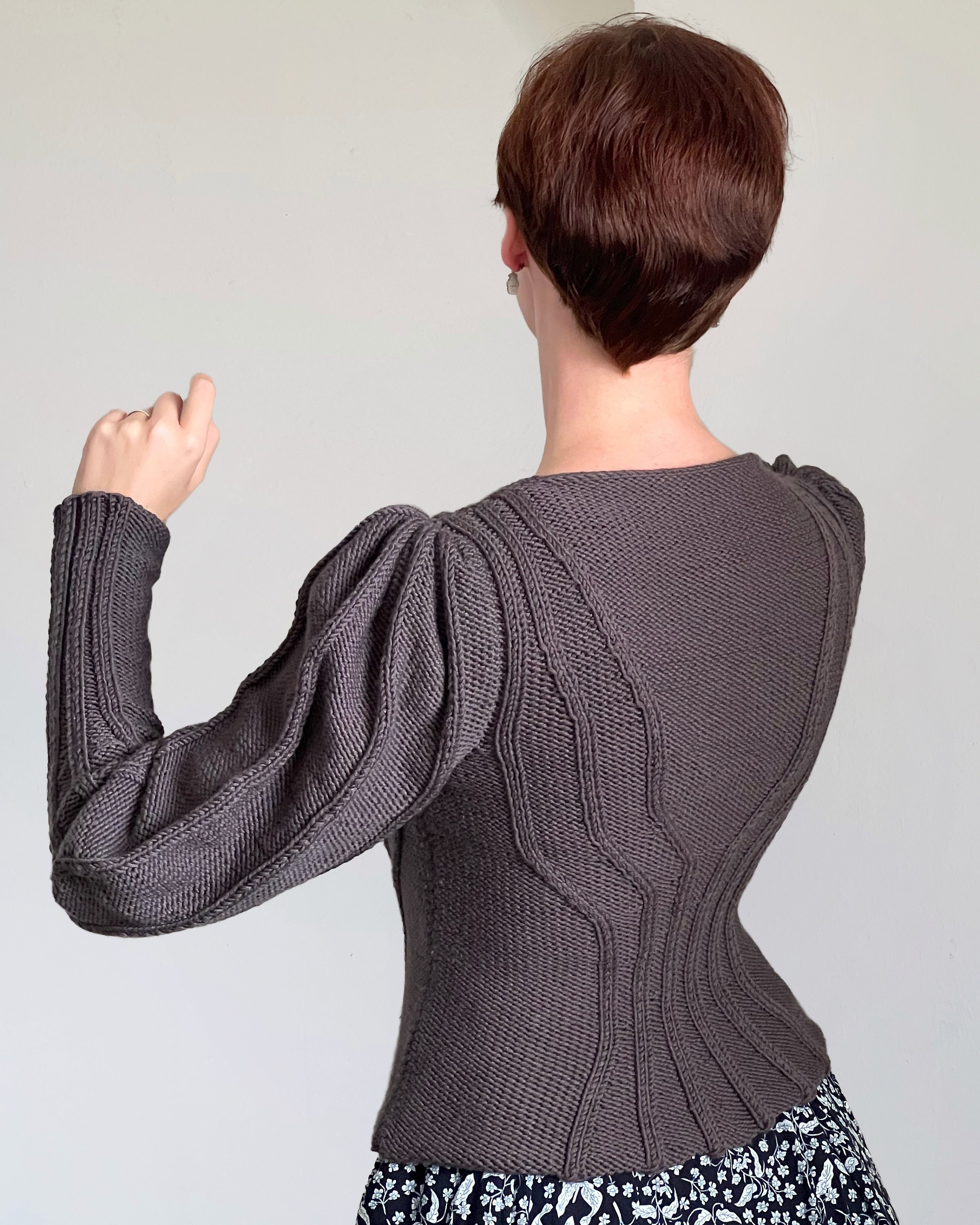 Custom Vintage-inspired (victorian, 1930s, 1940s) Cardigan With