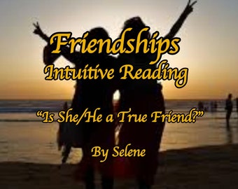 Fast intuitive reading on any questions about your friend | How or what she feels about you? Is he a true friend? Friendship psychic reading