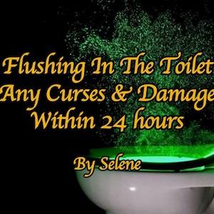 Flushing in the toilet any curses, damage and returning them to your enemies | Bad karma fast ritual | Return back to the sender within 24h