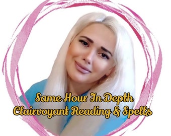 Same Hour Clairvoyant Intuitive Reading | In depth Reading | Relationship Reading | Situation Reading | Career Reading 1 hour