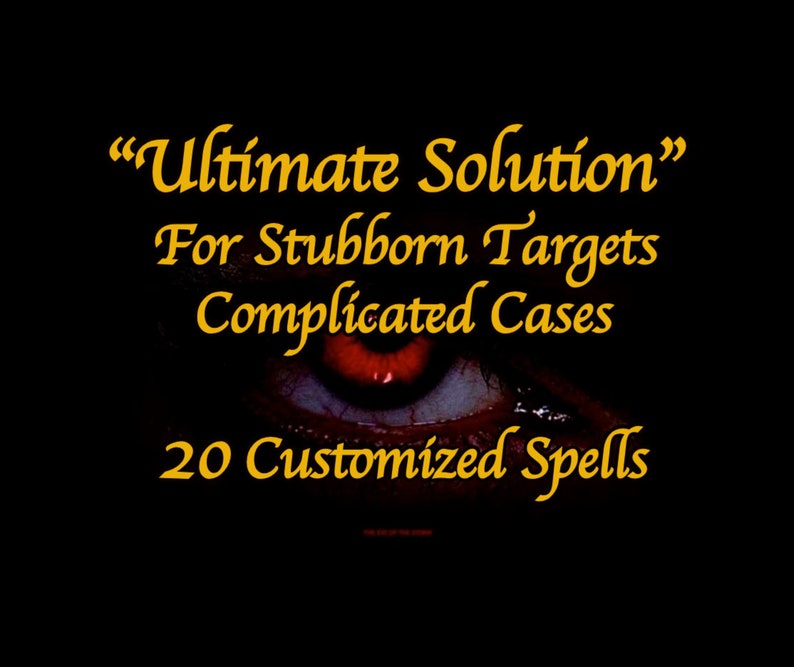 Ultimate Solution for Stubborn Targets Complicated Cases | 20 Spells ...