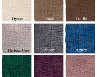 Mystic Luxury Velvet Fabrics - Cut Length Upholstery Fabrics, Cut Metres