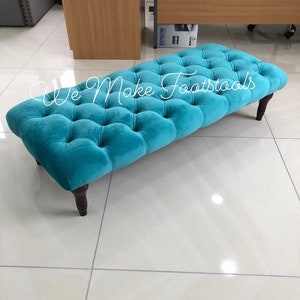 Sienna Chesterfield Footstool / Coffee Table / Pouffe / Bench