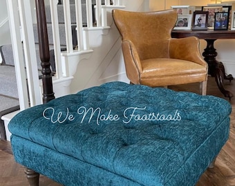 Black Chesterfield Storage Ottoman Bench UK | Velvet Coffee Table with Hidden Storage Black Chesterfield Storage Ottoman Bench UK | Velvet Coffee Table with Hidden Storage