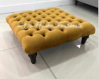 Chesterfield Footstool / Coffee Table / Pouffe