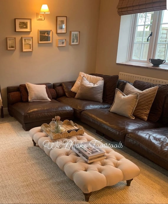 Footstool Rectangular Chesterfield Footstool / Coffee Table / Pouffe