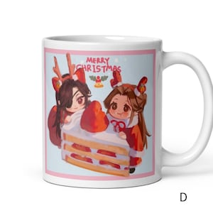 Heaven Officials Blessing Mug BL Manga TGCF Christmas Mug Coffee Mug Hua Cheng Xie Lian BL Gift HuaLian Christmas Yaoi Gift Christmas