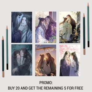 Postales Mil Otoños Yan Wushi Shen qiao BL manga Mil Otoños Qian Qui Manhua Yaoi Manhwa