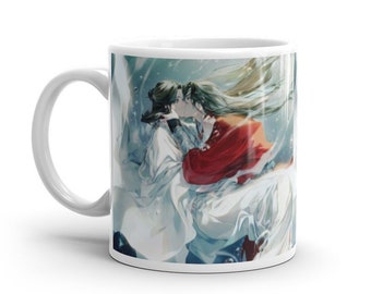 Heaven Official's Blessing TGCF Coffee Mug Merch Hua Cheng Xie Lian San Lang Crimson Rain Sought Flower Tian Guan Ci Fu by Mo Xiang Tong Xiu