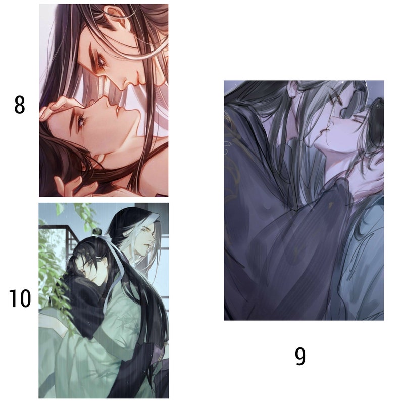 Thousand Autumns Yan Wushi Shen qiao BL manga Thousand autumns Qian Qui Manhua Yaoi Manhwa Postcards image 5