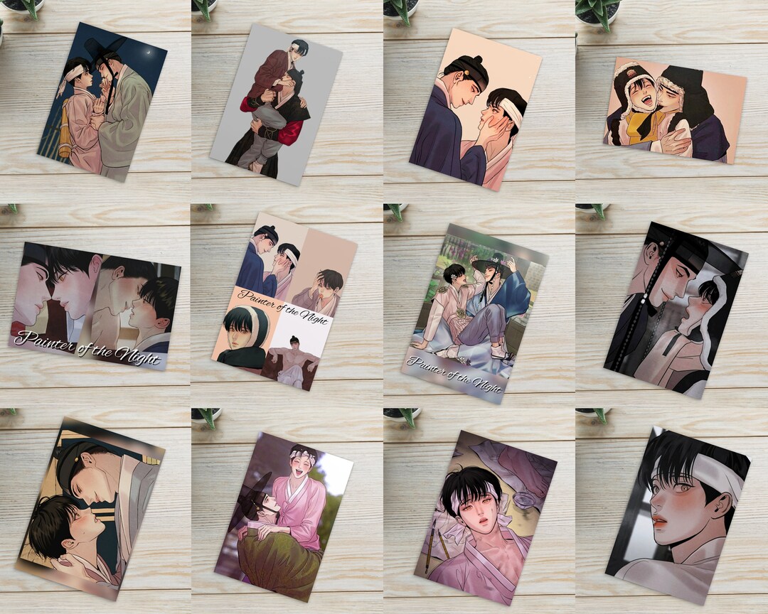 Painter of the Night Manhwa Manga Yaoi Seungho Nakyum Photocards