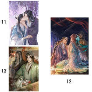 Thousand Autumns Yan Wushi Shen qiao BL manga Thousand autumns Qian Qui Manhua Yaoi Manhwa Postcards image 6