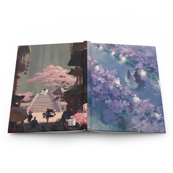 Mo Dao Zu Shi Journal, Matte Hardcover Notebook, Lined Paper Diary, Cultivation Novel Stationery