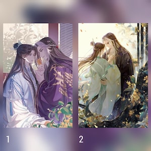 Thousand Autumns Yan Wushi Shen qiao BL manga Thousand autumns Qian Qui Manhua Yaoi Manhwa Postcards image 2