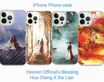 Heaven Official's Blessings TGCF para iPhone Case, funda para teléfono celular, Tian Guan Ci Fu de Mo Xiang Tong Xiu, Hua Cheng, Xie Lian