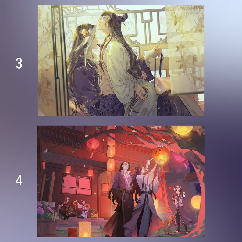 Thousand Autumns Yan Wushi Shen qiao BL manga Thousand autumns Qian Qui Manhua Yaoi Manhwa Postcards image 3