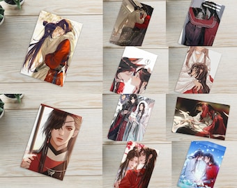 Bendición del funcionario del cielo Hua Cheng Xie Lian Tarjetas fotográficas Yaoi Impresiones Postal Tian Guan Ci Fu de Mo Xiang Tong Xiu